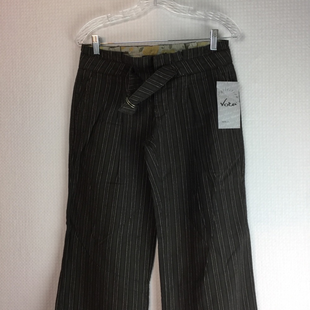Women’s striped pants size 3 vote